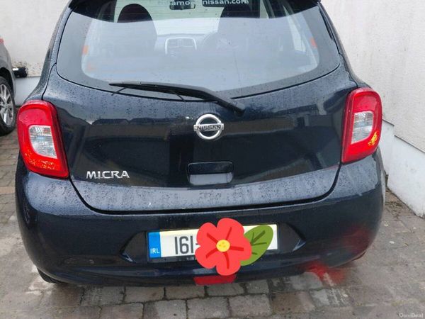 Nissan Micra Hatchback, Petrol, 2016, Black