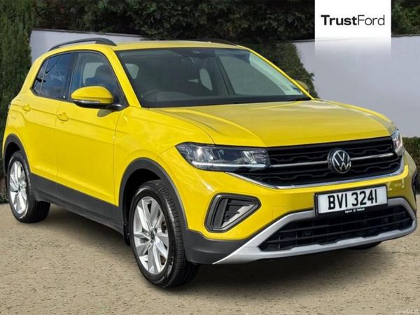 Volkswagen T-Cross Estate, Petrol, 2024, Yellow