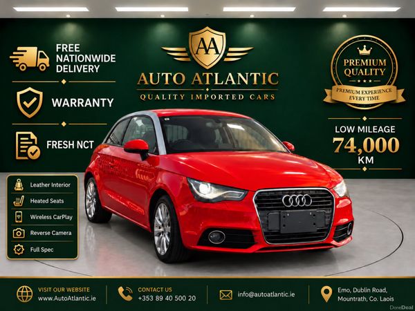 Audi A1 Hatchback, Petrol, 2011, Red