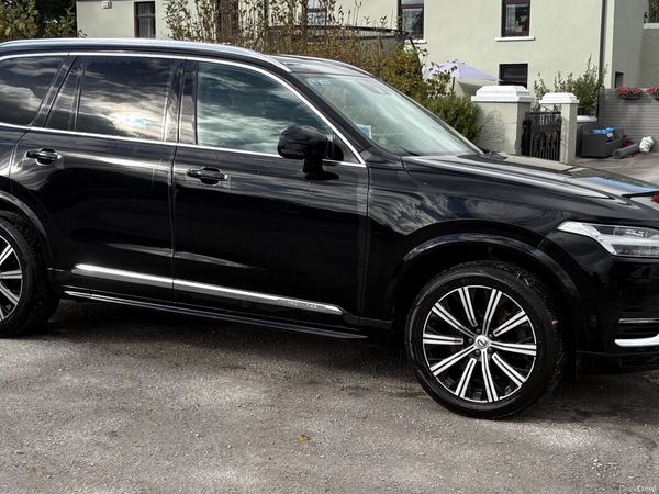Volvo XC90 SUV, Petrol Plug-in Hybrid, 2021, Black