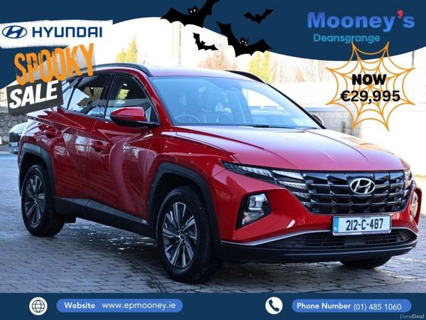 Hyundai Tucson SUV, Petrol Hybrid, 2021, Red