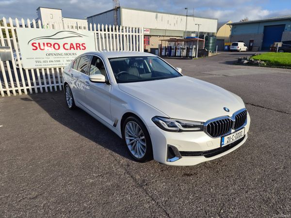 BMW 5-Series Saloon, Diesel, 2021, White