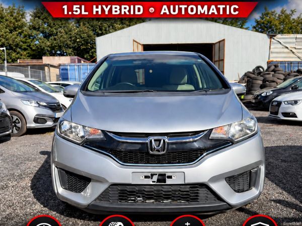 Honda Fit Hatchback, Petrol Hybrid, 2015, Silver