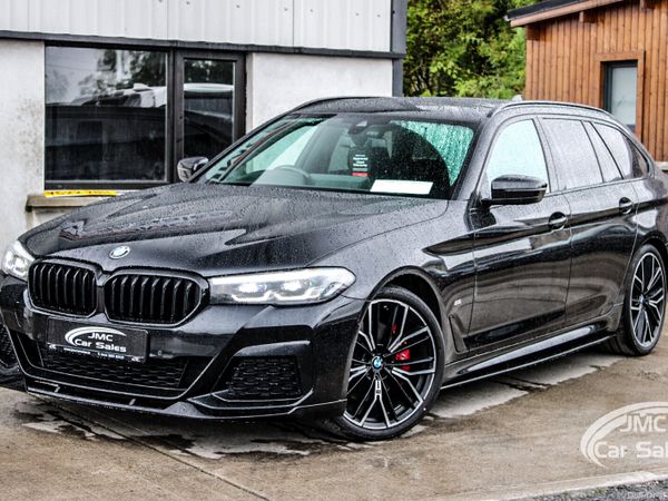 BMW 5-Series Estate, Diesel Hybrid, 2022, Black