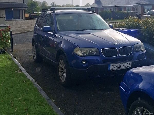 BMW X3 SUV, Diesel, 2007, Blue