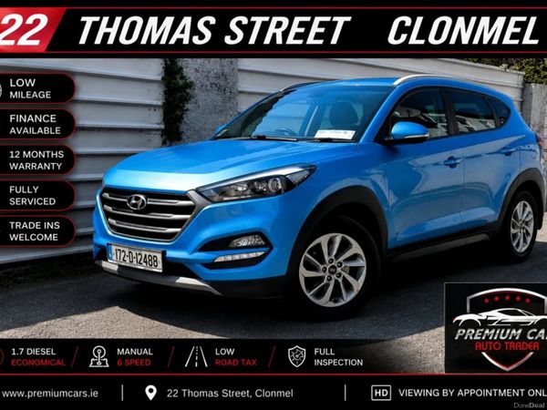 Hyundai Tucson SUV, Diesel, 2017, Blue