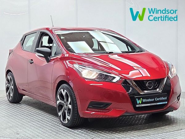Nissan Micra Hatchback, Petrol, 2020, Red