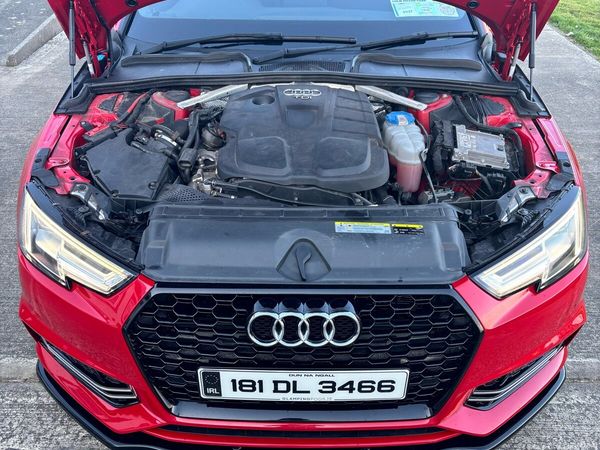 Audi A4 Saloon, Diesel, 2018, Red