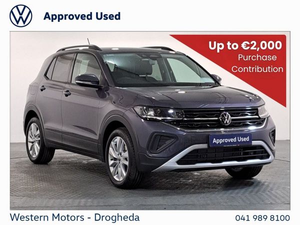 Volkswagen T-Cross SUV, Petrol, 2026, Grey