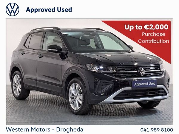Volkswagen T-Cross SUV, Petrol, 2026, Black