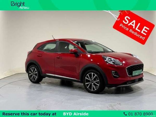Ford Puma MPV, Petrol Hybrid, 2024, Red