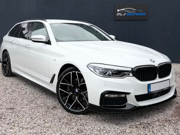 BMW 5-Series Estate, Diesel, 2017, White