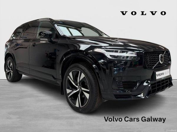 Volvo XC90 Estate, Petrol Plug-in Hybrid, 2024, Black