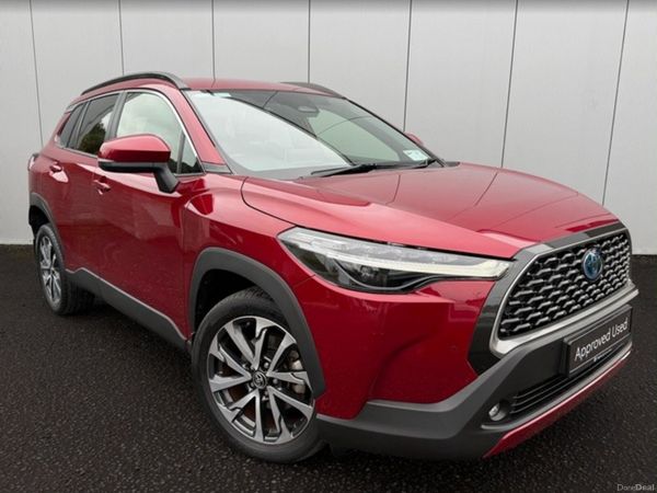 Toyota Corolla Cross SUV, Petrol Hybrid, 2024, Red