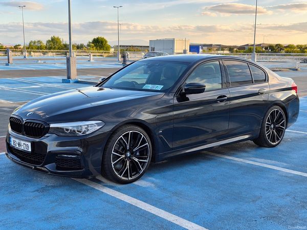 BMW 5-Series Saloon, Petrol Plug-in Hybrid, 2018, Black