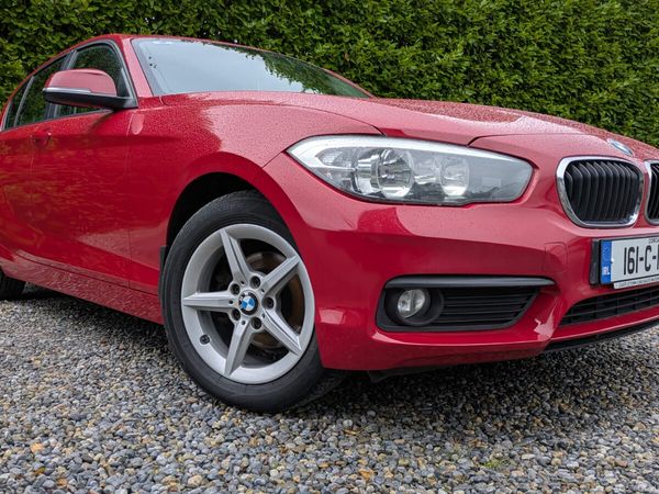 BMW 1-Series Hatchback, Diesel, 2016, Red