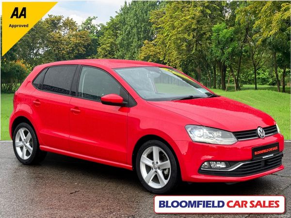 Volkswagen Polo Hatchback, Petrol, 2017, Red