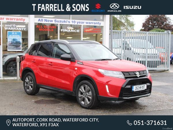 Suzuki Vitara SUV, Petrol Hybrid, 2026, Red