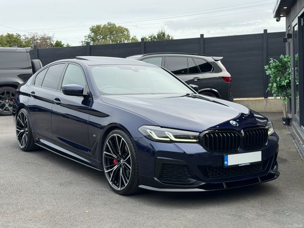 BMW 5-Series Saloon, Diesel, 2021, Blue
