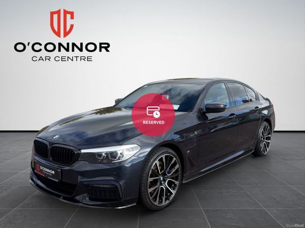 BMW 5-Series Saloon, Petrol Plug-in Hybrid, 2020, Black