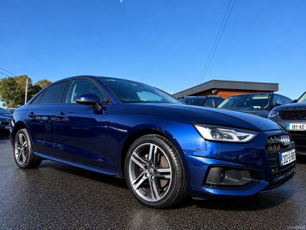 Audi A4 Saloon, Diesel, 2020, Blue