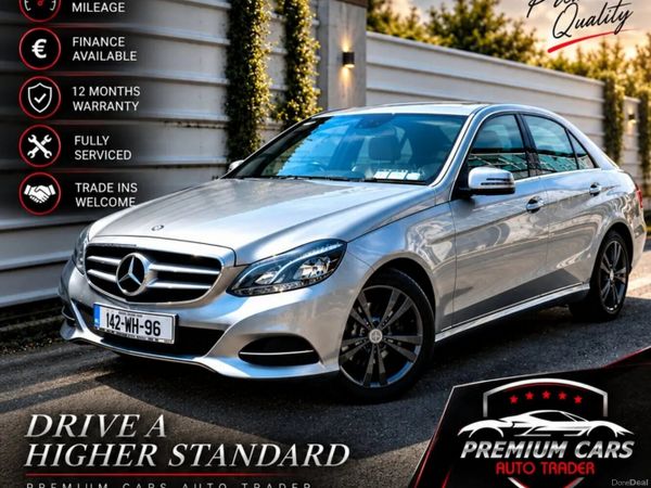 Mercedes-Benz E-Class Saloon, Diesel Hybrid, 2014, Silver