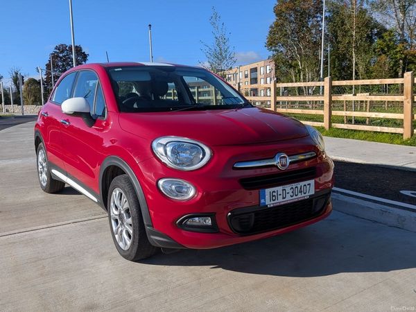 Fiat 500X SUV, Petrol, 2016, Red