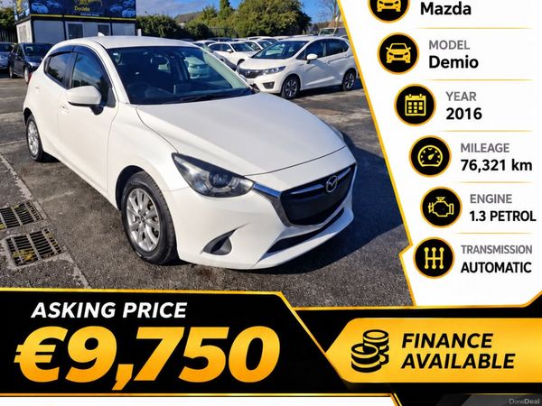 Mazda Demio Hatchback, Petrol, 2016, White