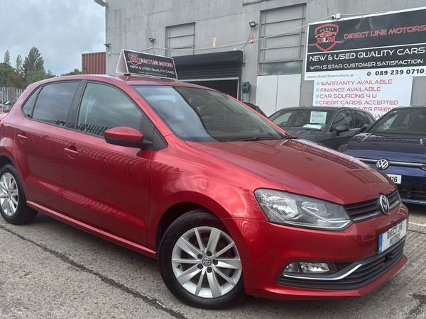 Volkswagen Polo Hatchback, Petrol, 2015, Red