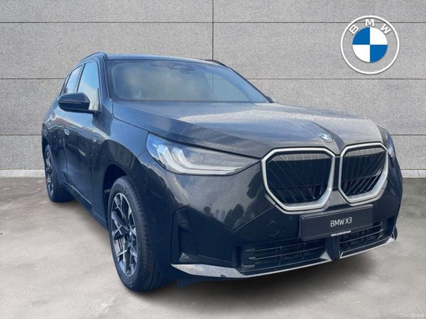 BMW X3 SUV, Petrol Plug-in Hybrid, 2026, Black
