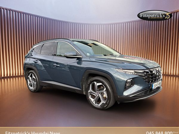 Hyundai Tucson SUV, Petrol Plug-in Hybrid, 2024, Blue