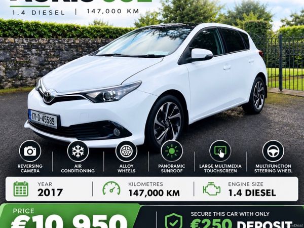 Toyota Auris Hatchback, Diesel, 2017, White