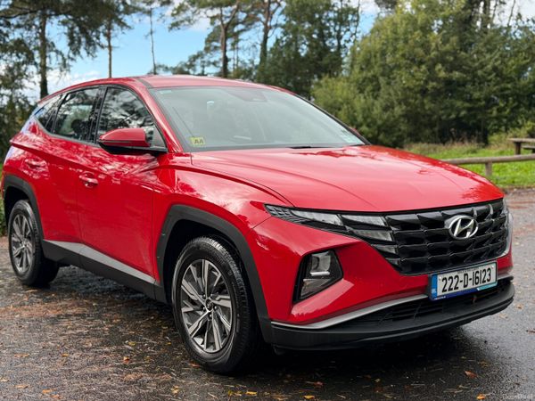 Hyundai Tucson SUV, Petrol Hybrid, 2022, Red
