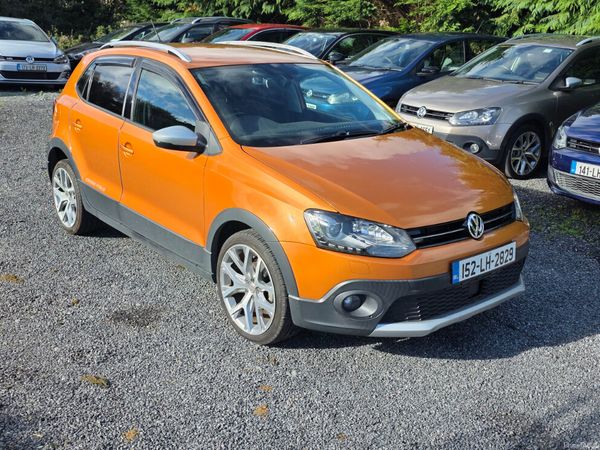 Volkswagen Polo Hatchback, Petrol, 2015, Orange