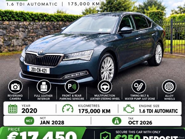 Skoda Superb Saloon, Diesel, 2020, Grey