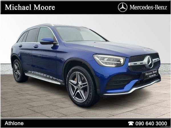 Mercedes-Benz GLC SUV, Diesel Plug-in Hybrid, 2021, Blue