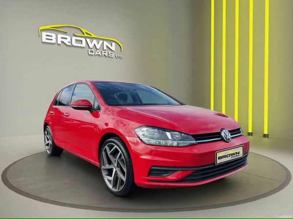 Volkswagen Golf Hatchback, Diesel, 2020, Red
