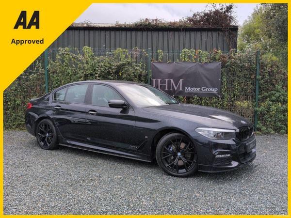 BMW 5-Series Saloon, Petrol Plug-in Hybrid, 2017, Black