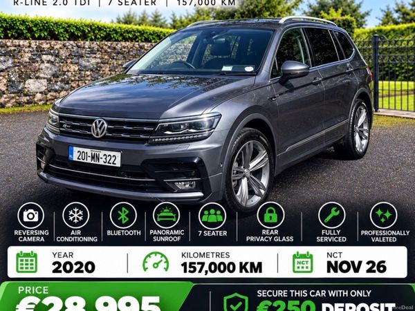 Volkswagen Tiguan Allspace SUV, Diesel, 2020, Grey