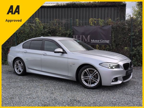 BMW 5-Series Saloon, Diesel, 2014, Silver