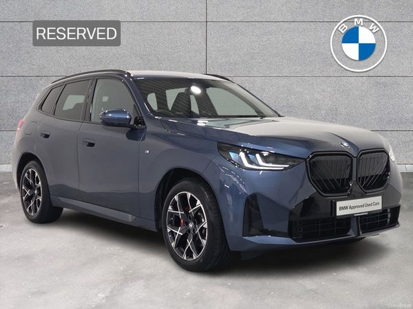 BMW X3 SUV, Petrol Plug-in Hybrid, 2025, Blue
