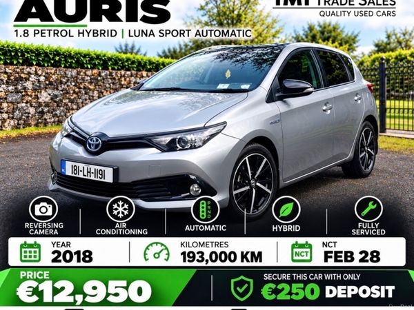 Toyota Auris MPV, Petrol Hybrid, 2018, Grey