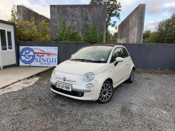 Fiat 500 Hatchback, Petrol, 2013, White
