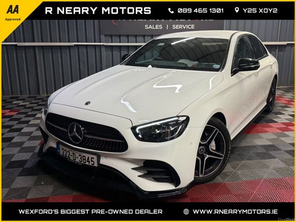 Mercedes-Benz E-Class Saloon, Diesel Hybrid, 2022, White