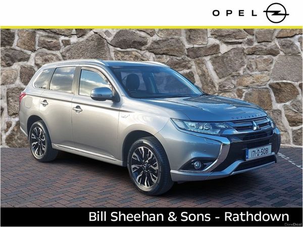 Mitsubishi Outlander SUV, Petrol Plug-in Hybrid, 2017, Grey