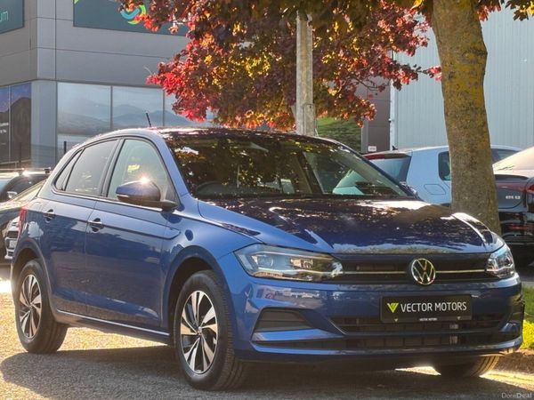 Volkswagen Polo Hatchback, Petrol, 2021, Blue