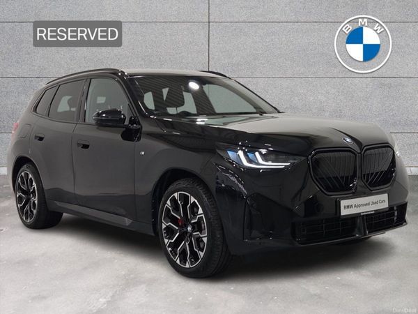 BMW X3 SUV, Petrol Plug-in Hybrid, 2025, Black