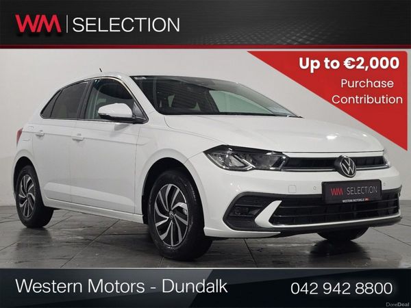 Volkswagen Polo Hatchback, Petrol, 2026, White