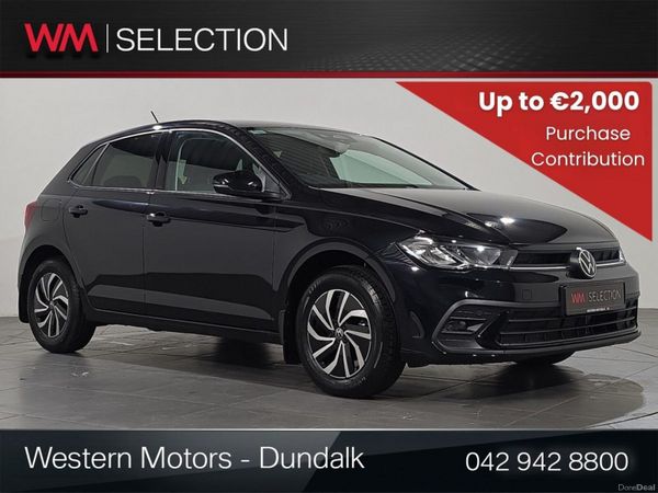 Volkswagen Polo Hatchback, Petrol, 2026, Black