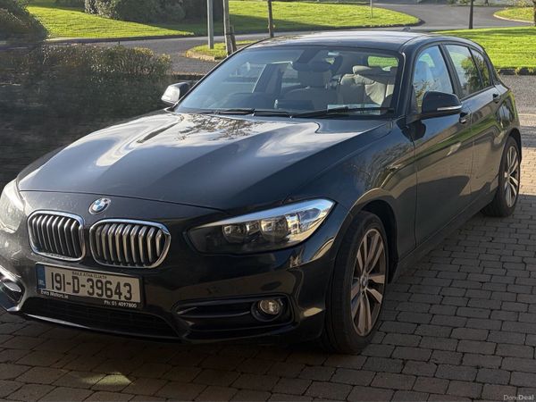 BMW 1-Series Hatchback, Petrol, 2019, Black